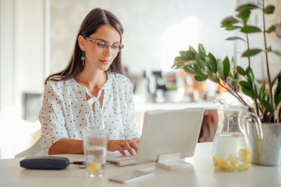 working from home